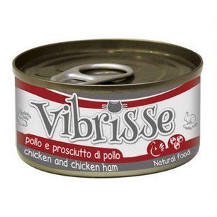 Консерва для кота Vibrisse курица/ветчина, 140г C1018362 фото