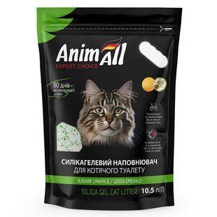 AnimАll Зелений смарагд 10.5 л, 4.6 кг cилікагелевий наповнювач для котячого туалету 39868 фото