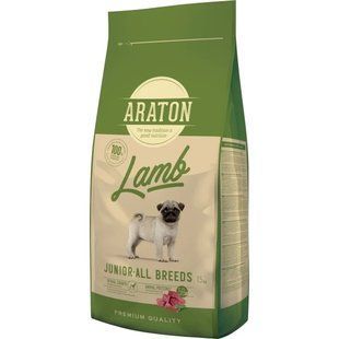 ARATON LAMB JUNIOR ALL BREEDS корм для собак15кг. ART47470 фото