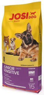 Сухой корм Josera Josidog Junior Sensitive 15 кг для щенков всех пород от 2 месяцев 50012164 фото