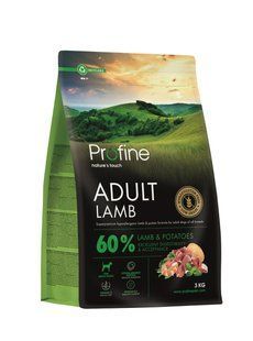 Корм Profine Lamb and Potatoes для взрослых собак всех пород с ягнятиной и картофелем 3 кг 173080 фото