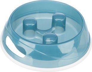 Миска Trixie для собак Медленное кормление термопластная резина 0,45л d-20см 25031 фото
