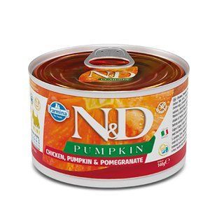Влажный корм Farmina N&D Grain Free Pumpkin Chicken Adult Mini для собак мелких пород, тыква/курица/гранат, 160586 фото