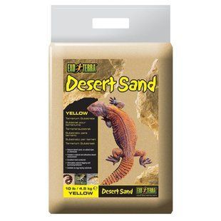 Наповнювач для тераріуму Exo Terra Desert Sand Пісок 4.5 кг жовтий PT3103 фото