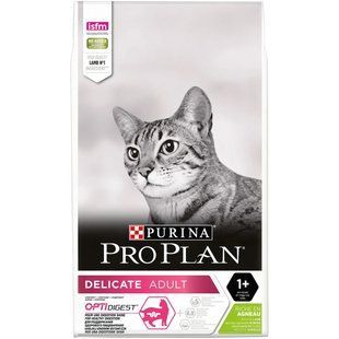 Корм Pro Plan Delicate 10 кг з ягням для дорослих кішок 12525559 фото