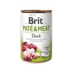 Консерва Brit Pat&eacute; & Meat dog k 400 г для собак консерва с уткой 100860/100075/0304 фото