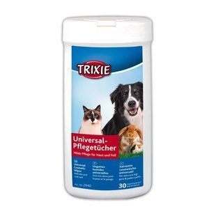 Салфетки гигиенические Trixie с алое-вера 30 шт 2940 фото