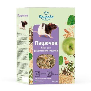 Природа корм Пацючок NEW для декоративних пацючків 500 г PR241073 фото