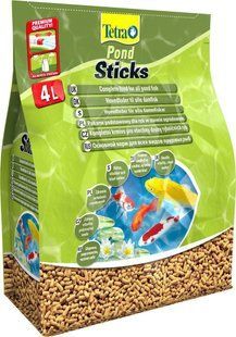 Tetra Pond Sticks 4L / 450g плавающие гранулы основной корм для рыб 170063 фото