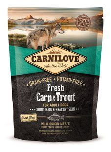Carnilove Frech Carp & Trout 1,5 кг сухий корм для дорослих собак всіх порід з коропом і фореллю 170871/7533 фото