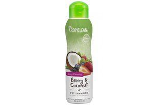 Шампунь TropiClean Berry & Coconut ягода і кокос для собак і кішок, 355 мл 202498 фото