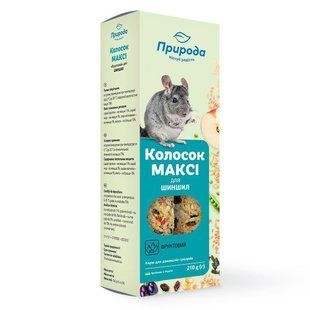 Колосок Природа Максі для шиншили фруктовий 210 г PR740005 фото
