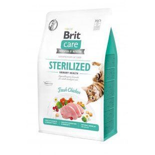 Сухой корм Brit Care Cat GF Sterilized Urinary Health для стерилизованных кошек, с курицей, 400 г 171287 фото