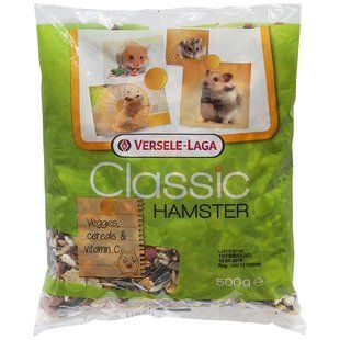 Корм для хом'яків Versele-Laga Classic Hamster Верселе-Лага класик хамстер 0,5 кг 616147 фото
