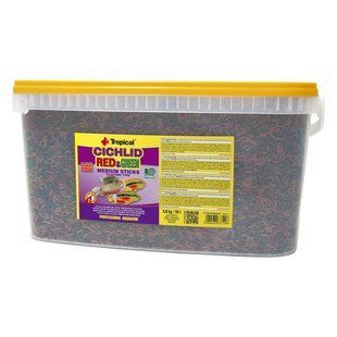 Сухий корм для акваріумних риб Tropical в паличках &laquo;Cichlid Red & Green Medium Sticks&raquo; 10 л (для всіх цихлід) 63729 фото