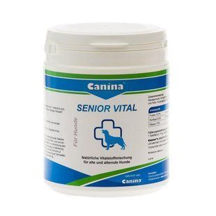 Витамины Canina Senior Vital 250г для собак старше 7 лет 127078 AD фото
