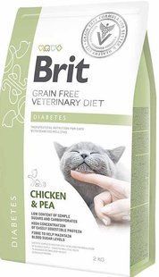 Brit GF Veterinary Diets Cat Diabets 2 кг 170969/528523 фото