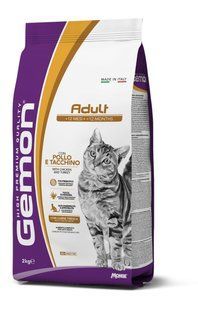 GEMON Cat Adult курка з індичкою 2 кг 70297158 фото