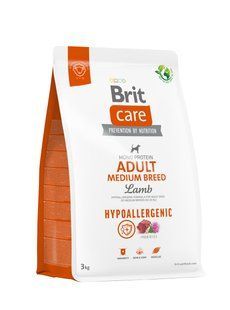 Brit Care Adult Medium Breed Lamb & rice&nbsp;3 кг Корм для взрослых собак средних пород с ягненком и рисом 172215 фото