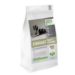 Сухой корм Stardeyl Standart 10кг (курица + телятина) для собак крупных и средних пород KS-3-1 фото