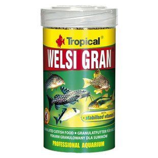 Сухой корм для аквариумных рыб Tropical в гранулах &laquo;Welsi Gran&raquo; 100 мл (для донных рыб) 60463 фото
