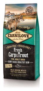 Carnilove Frech Carp & Trout 12 кг сухий корм для дорослих собак всіх порід з коропом і фореллю 170872/7557 фото