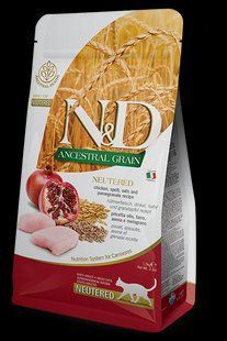 Farmina (Фармина) n&d low гain cat Neutered Chicken Adult 10 кг 156440 фото
