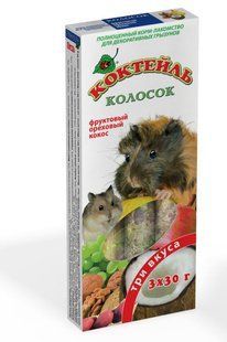 Колосок Природа Коктейль для гризунів (фрукт, горіх, кокос) 90 г PR240099 фото