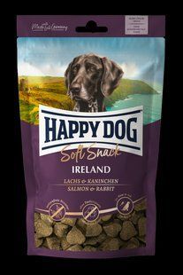 М'які ласощі Happy dog Soft Snack Ireland для собак зі смаком лосося та кролика 100 г 60688 фото