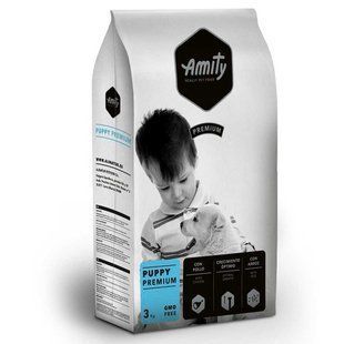 Корм для собак AMITY Puppy, для цуценят усіх порід, 3kg 525PUP3KG фото