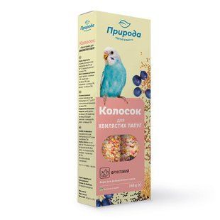 Колосок Природа для папуги фруктовий 140 г PR740026 фото