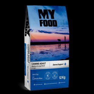 Сухий Корм Myfood Суперпреміум для дорослих собак середніх та великих порід з Ягням та Рисом 12 кг 800905 фото