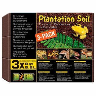 Наповнювач для тераріуму Exo Terra Plantation Soil 8.8 л 3 шт кокосовий субстрат PT2771 фото