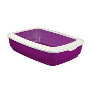 Туалет для кішок Trixie з бортиком Mio 32 x 12 x 43 см пластик, кольори в асортименті 4040 фото