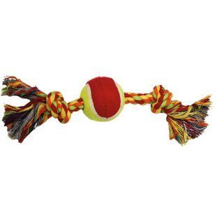Игрушка для собак Croci канат грейфер с теннисным мячом, 30,5 см, 6 см C6098318 фото