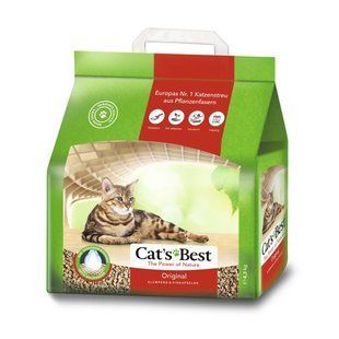 Наповнювач дерев'яний туалету для кішок Rettenmaier Cats Best 10 л / 4,3 кг JRS324092/0922 фото
