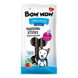 Лакомство для собак "Bow wow" пудинговые палочки из рубца, коллагена и овощей, 27-30см (цена за упак) F363K фото