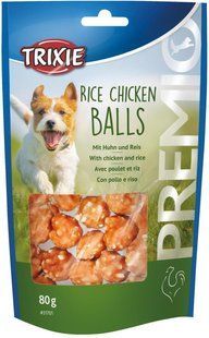 Ласощі Trixie Premio Rice Chicken Balls для собак, рис/курка, 80 г 31701 фото