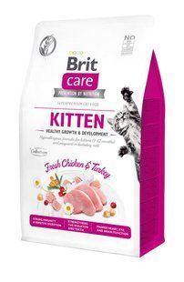 Сухой корм Brit Care Cat GF Kitten HGrowth & Development для котят, здоровый рост и развитие, 400 г 171279/0686 фото