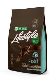 Nature's Protection Lifestyle GF White Fish Adult Cat сухий корм з білою рибою для котів 1.5 кг NPLS45959 фото