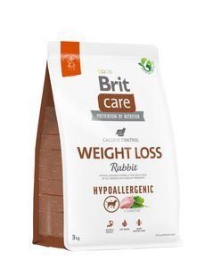 Сухой корм Brit Care Dog Hypoallergenic Weight Loss для собак с лишним весом, гипоаллергенный с кроликом, 3 кг 172224 фото