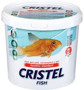 Корм для риб, що харчуються у дна 1 л / 800 гр Cristel Benthic standard КРАК-07/1 фото