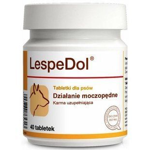 Таблетки Dolfos LespeDol для нейтралізації токсинів і продуктів обміну речовин для собак, 40 табл. 1086-40 фото