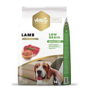 AMITY Super Premium Lamb, сухий корм для дорослих собак, з ягням 14 kg (207) SP580LAMB14KG фото