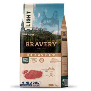 Bravery Iberian Pork Mini Adult 2 кг сухий корм для дорослих собак дрібних порід з індійською свининою 6695BRIBERM_2KG фото
