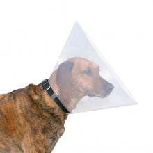 Ветеринарний комір на застібці Trixie 44-50см / 25см для собак, пластик 19485 фото