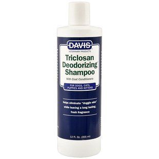 Davis Triclosan Deodorizing Shampoo 0,355 л шампунь, що дезодорує, з триклозаном для собак і котів TDS12 фото