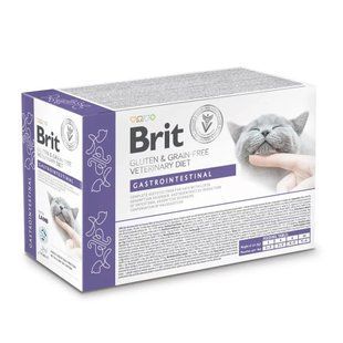 Влажный корм для кошек Brit GF VetDiet Gastrointestinal pouch 12 шт х 85 г - ягненок 101114/П фото