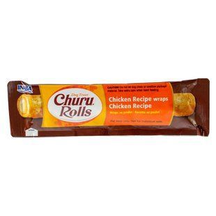 Лакомство INABA "Churu Rolls" для собак, с курицей 1ст /12 гр EUD731-1 фото
