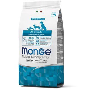 Monge Dog All breeds Hypo лосось з тунцем 2,5 кг 70011167 фото